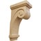 Ekena Millwork 3 1/4"W x 5"D x 9"H Scroll Corbel, Cherry COR03X05X09SCCH - alternate 1